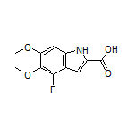 4-Fluoro-5,6-dimethoxyindole-2-carboxylic Acid