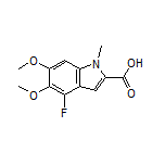 4-Fluoro-5,6-dimethoxy-1-methylindole-2-carboxylic Acid