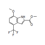 Methyl 7-Methoxy-4-(trifluoromethyl)indole-2-carboxylate