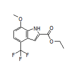 Ethyl 7-Methoxy-4-(trifluoromethyl)indole-2-carboxylate