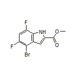 Methyl 4-Bromo-5,7-difluoroindole-2-carboxylate