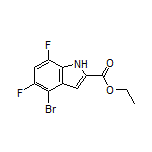 Ethyl 4-Bromo-5,7-difluoroindole-2-carboxylate
