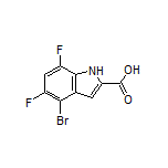 4-Bromo-5,7-difluoroindole-2-carboxylic Acid