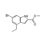 Methyl 6-Bromo-4-ethylindole-2-carboxylate
