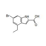6-Bromo-4-ethylindole-2-carboxylic Acid