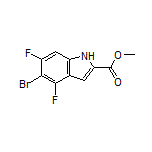 Methyl 5-Bromo-4,6-difluoroindole-2-carboxylate