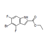 Ethyl 5-Bromo-4,6-difluoroindole-2-carboxylate