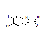 5-Bromo-4,6-difluoroindole-2-carboxylic Acid