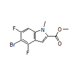 Methyl 5-Bromo-4,6-difluoro-1-methylindole-2-carboxylate