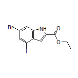 Ethyl 6-Bromo-4-iodoindole-2-carboxylate