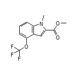 Methyl 1-Methyl-4-(trifluoromethoxy)indole-2-carboxylate