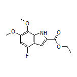 Ethyl 4-Fluoro-6,7-dimethoxyindole-2-carboxylate