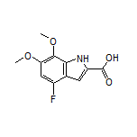 4-Fluoro-6,7-dimethoxyindole-2-carboxylic Acid