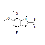 Methyl 4-Fluoro-6,7-dimethoxy-1-methylindole-2-carboxylate