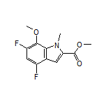 Methyl 4,6-Difluoro-7-methoxy-1-methylindole-2-carboxylate