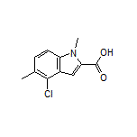 4-Chloro-1,5-dimethylindole-2-carboxylic Acid