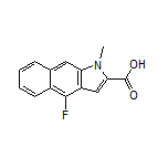 4-Fluoro-1-methyl-1H-benzo[f]indole-2-carboxylic Acid