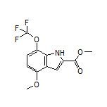 Methyl 4-Methoxy-7-(trifluoromethoxy)-1H-indole-2-carboxylate