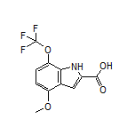 4-Methoxy-7-(trifluoromethoxy)-1H-indole-2-carboxylic Acid