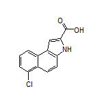 6-Chloro-3H-benzo[e]indole-2-carboxylic Acid
