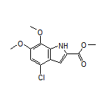 Methyl 4-Chloro-6,7-dimethoxy-1H-indole-2-carboxylate