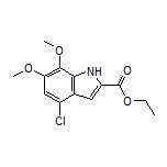 Ethyl 4-Chloro-6,7-dimethoxy-1H-indole-2-carboxylate