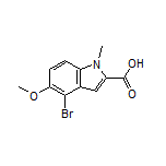 4-Bromo-5-methoxy-1-methylindole-2-carboxylic Acid
