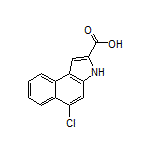 5-Chloro-3H-benzo[e]indole-2-carboxylic Acid