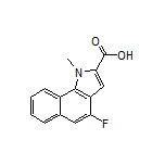4-Fluoro-1-methyl-1H-benzo[g]indole-2-carboxylic Acid
