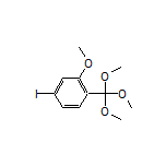4-Iodo-2-methoxy-1-(trimethoxymethyl)benzene