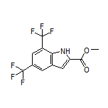 Methyl 5,7-Bis(trifluoromethyl)-1H-indole-2-carboxylate