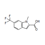 1-Methyl-6-(trifluoromethyl)-1H-indole-2-carboxylic Acid