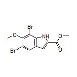 Methyl 5,7-Dibromo-6-methoxyindole-2-carboxylate