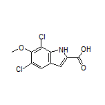 5,7-Dichloro-6-methoxyindole-2-carboxylic Acid