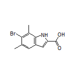 6-Bromo-5,7-dimethylindole-2-carboxylic Acid