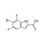 6-Bromo-5,7-difluoro-1H-indole-2-carboxylic Acid
