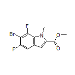 Methyl 6-Bromo-5,7-difluoro-1-methylindole-2-carboxylate
