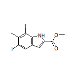 Methyl 5,7-Diiodo-6-methylindole-2-carboxylate
