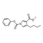 3-Methyl 1-Phenyl 4-Butyl-1H-pyrrole-1,3-dicarboxylate