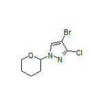 4-Bromo-3-chloro-1-(tetrahydro-2H-pyran-2-yl)pyrazole