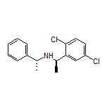 (R)-1-(2,5-Dichlorophenyl)-N-[(R)-1-phenylethyl]ethanamine
