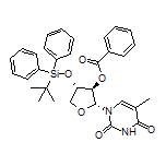 (2R,3R,4S)-4-[(tert-Butyldiphenylsilyl)oxy]-2-[5-methyl-2,4-dioxo-3,4-dihydropyrimidin-1(2H)-yl]-3-tetrahydrofuryl Benzoate