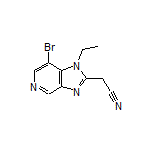 2-(7-Bromo-1-ethyl-1H-imidazo[4,5-c]pyridin-2-yl)acetonitrile