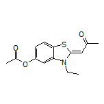 (Z)-3-Ethyl-2-(2-oxopropylidene)-2,3-dihydrobenzo[d]thiazol-5-yl Acetate