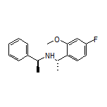 (S)-1-(4-Fluoro-2-methoxyphenyl)-N-[(S)-1-phenylethyl]ethanamine