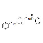 (S)-1-[4-(Benzyloxy)phenyl]-N-[(S)-1-phenylethyl]ethanamine