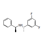 (S)-1-(3,5-Difluorophenyl)-N-[(S)-1-phenylethyl]ethanamine