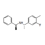 (S)-1-(3-Fluoro-4-methylphenyl)-N-[(S)-1-phenylethyl]ethanamine