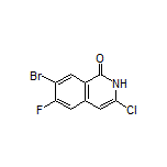 7-Bromo-3-chloro-6-fluoroisoquinolin-1(2H)-one