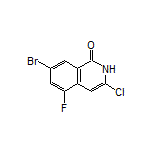 7-Bromo-3-chloro-5-fluoroisoquinolin-1(2H)-one